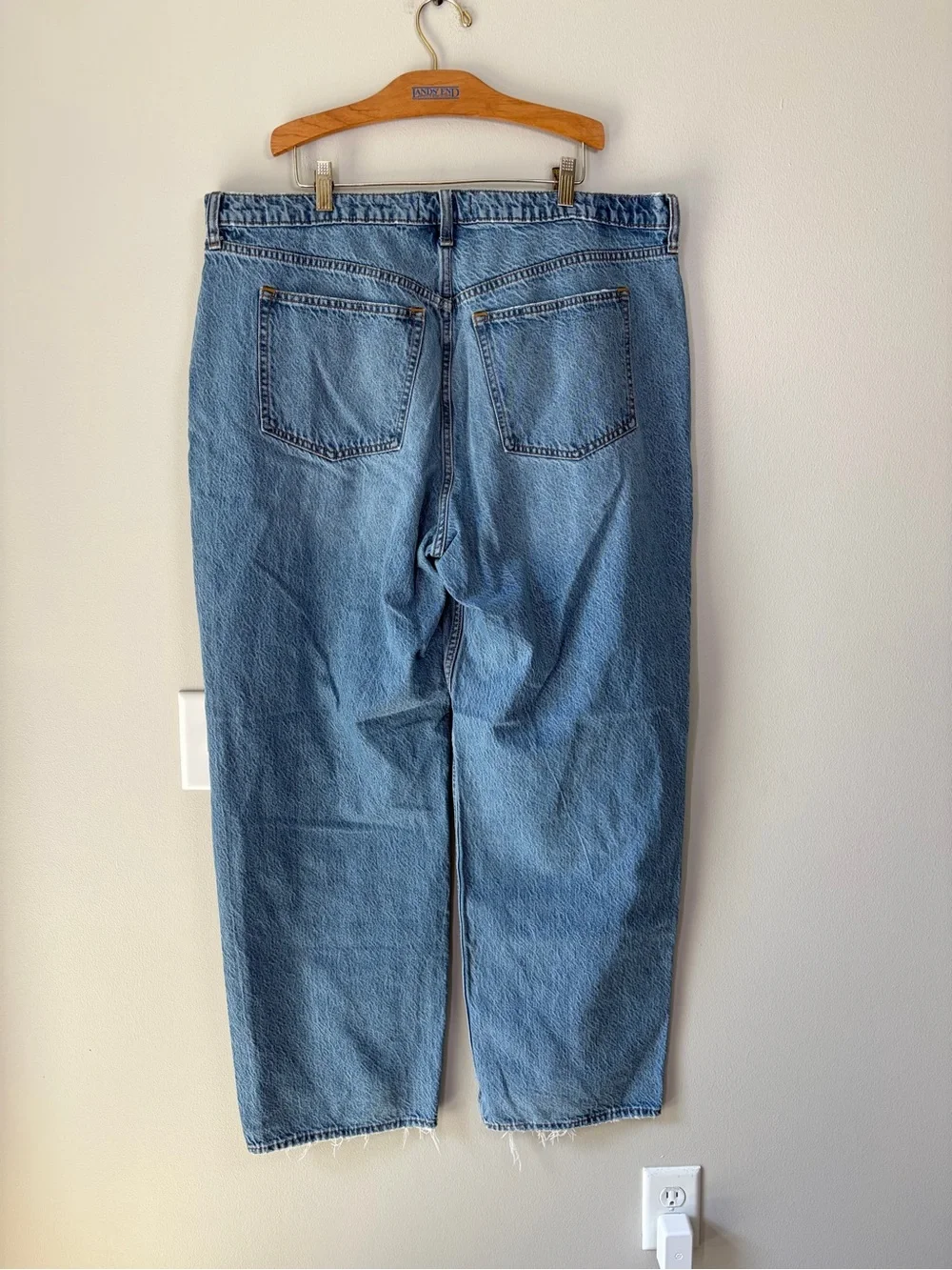 Abercrombie & Fitch The Loose High Rise Jeans Size 18L - Picture 3 of 11
